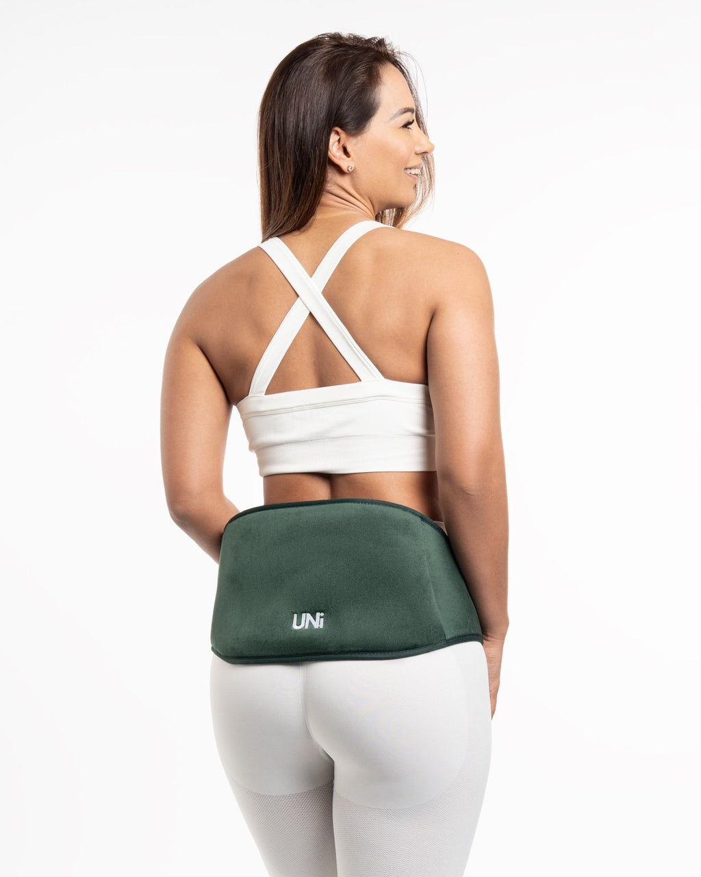 Uni Lifestyle Electric Hot Water Bottle Combo with Body Strap and Sleeve (Emerald Green)