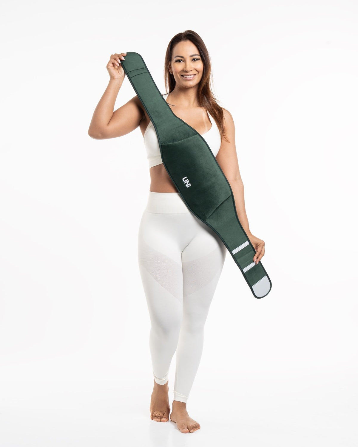 Uni Lifestyle Electric Hot Water Bottle Combo with Body Strap and Sleeve (Emerald Green)
